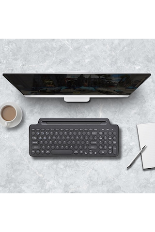 Maiyame Dizüstü Tarzı Klavye: Sessiz, Ergonomik Ve Kablosuz, Dokunmatik Yüzeyli, Telefon/tablet/pc Uyumlu