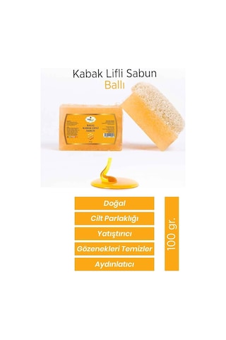 Tubalife Ballı Kabak Lifli Doğal Sabun 100 G