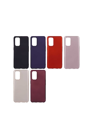 Oppo Reno 5 5g Kılıf Zore Premier Silikon Kapak Kırmızı