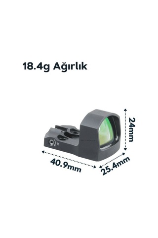 Vector Optics Frenzy-s 1x17x24 5moa Green Dot Nişangah Siyah