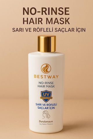 Bestway Sarı ve Röfleli Saçlar İçin Durulanmayan Saç Maskesi 500 ML
