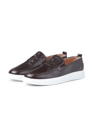 Stamped Hakiki Deri Erkek Günlük Ayakkabı, Loafer Ayakkabı, Hafif Ayakkabı, Yazlık Ayakkabı
