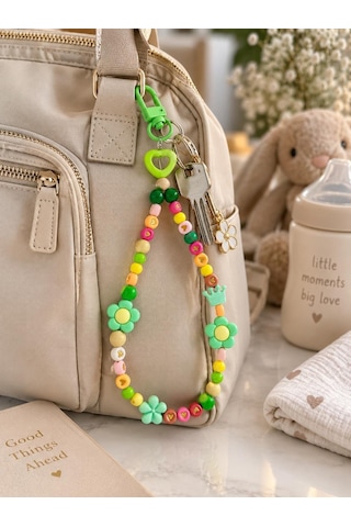 Yeşil Anne Bebek Çanta ,anahtarlık Charm Yeşil Anne Bebek Çanta ,anahtarlık Charm