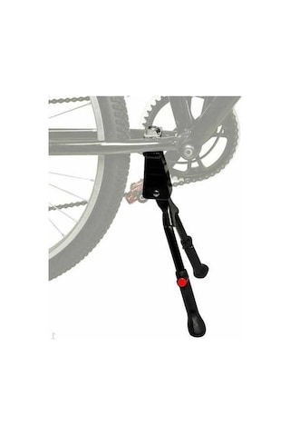 Pazly 26-29'' Bisiklet İçin Ayarlanabilir Kickstand, Orta Montajlı Çift Ayak, Siyah, Parkrafı Uygun Siyah
