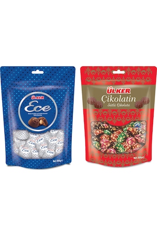 Ülker Ece Fındıklı 350 Gr Ve Çikolatin 350 Gr 2 Li Paket