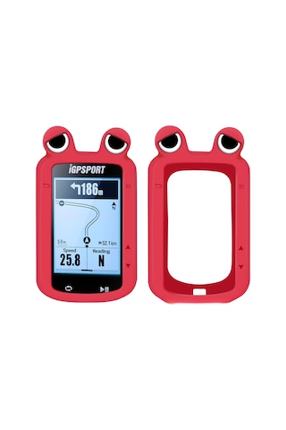 Reedark Bsc200 Gps Bisiklet Bilgisayarı Koruması - Su Geçirmez Silikon Kasa, Çarpıma Dayanıklı, Renkli Tasarım Ve Hd Cam Ekran Koruyucu Kırmızı Diğer