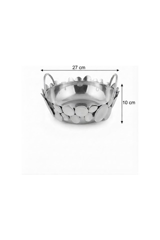 Metal Dekoratif Kase Kçk 27 X 10 Cm