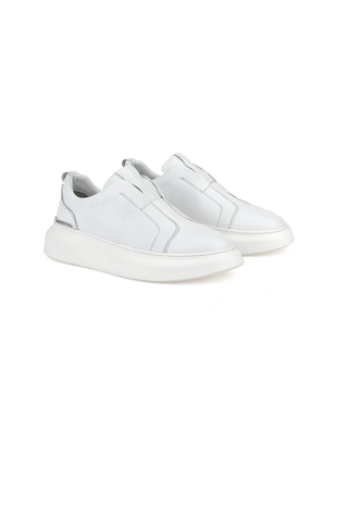 Ziya, Erkek Hakiki Deri Sneaker 151987z026 Beyaz 151987z026 500 Beyaz