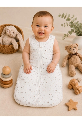 Begi 2.5 Tog Elyaflı Torba Askılı Çıtçıtlı Uyku Tulumu % 100 Pamuk Unisex