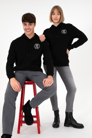 U.s. Polo Assn. Erkek Siyah Sweatshirt 50293361-vr046 Siyah
