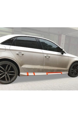 Audi A3 8v Sedan Yan Marşpiyel Seti Mat Siyah Plastik 2 Adet