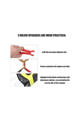 Moly 12v 6a Akıllı Akü Şarj Cihazı - Moto/suv Akü Tamiri Ve Koruma - Avrupa Standartı Sarı - Zyx-j10