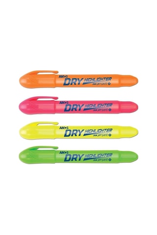 Amos Hldor Amos Dry Highliter Jel Fosforlu Kalem, Turuncu, Turuncu Genel