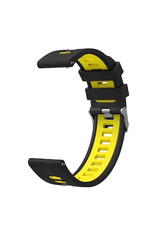 Xiaomi Redmi Watch 5 Active Çift Renkli Kordon Krd-55 Uyumlu Silikon Delikli Tasarım Kordon