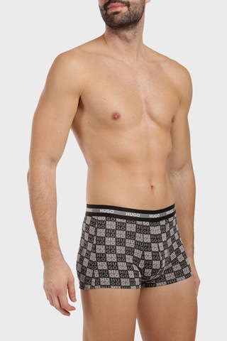 Hugo Erkek Boxer 50545668 996 Siyah Haki Antrasit