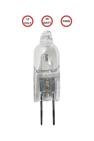 10 Adet Ledvance 12volt 20w Sarı Işık G4 Duylu Fırın Ampulü