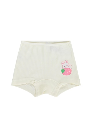Civil Girls Çilek Ribana 2-10 Yaş Kız Çocuk 2'li Boxer - Standart