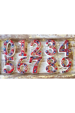 El Yapımı Seramik Kapı Numarası, Kapı Numaraları