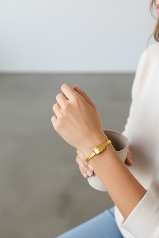 Çiğdem Gürel Kuyumculuk 8 Ayar 3 Sıra Trabzon Hasır Altın Bileklik Açık Sarı