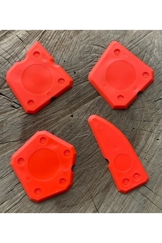 Akfix Silikon Çekme Aparatı Mastik Çekme Aparat Derz Çekme Aparatı 4pc