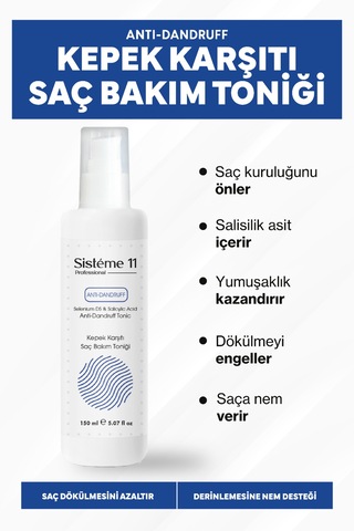 Sisteme 11 Kepek Karşıtı Tonik 150 Ml