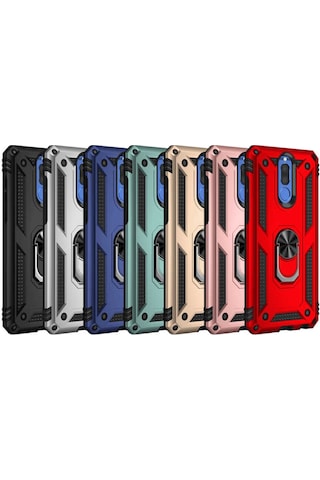 Huawei Mate 10 Lite Kilif Yüzüklü Zirh Tank Vega 534120047