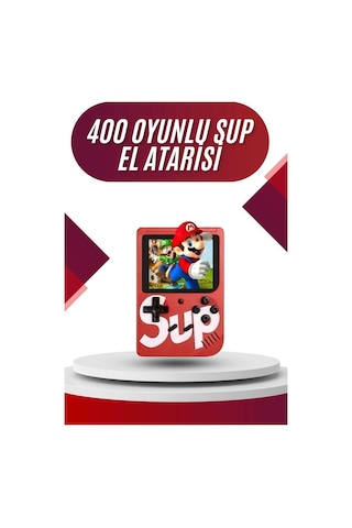 Sup Atari Retro 400 Nostalji Oyunlu Mini Atari Taşınabilir Oyun Konsolu Tkdytgsywepm778rı9s