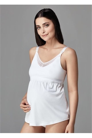 Eros Ersk510 Lohusa Atlet - Beyaz Beyaz