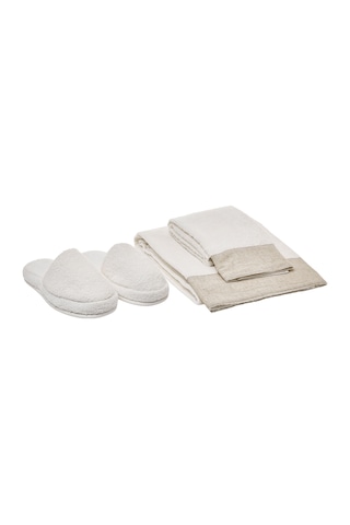 Rosabelle Linenza Banyo Aile Seti S/m-l/xl Ekru