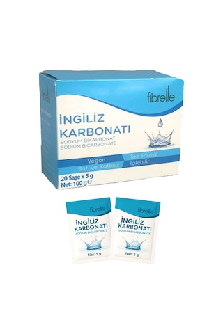 Fibrelle Sodyum Bikarbonat İngiliz Karbonatı Saşe 1 Saşe 5 G