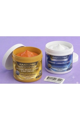 Mann Pro Kaliper Pimi Gresi Goldlewis & Seramik Bazlı Montaj Pastası Fren Bakım Yağ Seti 2x50 G Mann Pro Kaliper Pimi Gresi Goldlewis & Seramik Bazlı Montaj Pastası Fren Bakım Yağ Seti 2x50 G