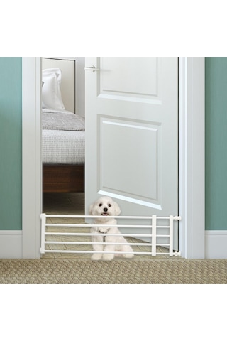 Homyl Geri Çekilebilir Köpek Kapısı Beyaz-yükseklik-24cm