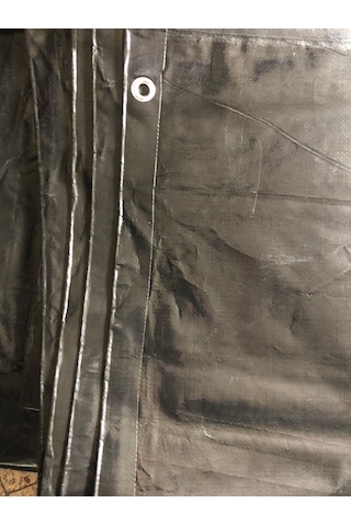 Siyah Çadır Branda 230 Gr 8 Metre X 8 Metre Çadır