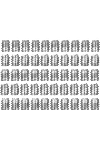 Youtek 50 Adet M2.5x3 304 Paslanmaz Çelik Din916 Yuvarlak Uçlu İç İçbükey Somun - Kaymazsız, Dayanıklı, Sabitleme Aracı