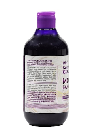 Bio Keratin Gold Turunculaşma Karşıtı Mor Şampuan 500 Ml