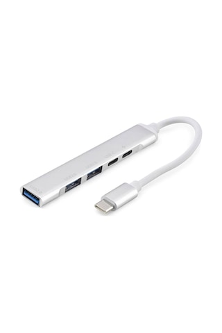 Type-c Hub 5 Port Pd 20w Beyaz Hdx7896 Evimdeyokyok