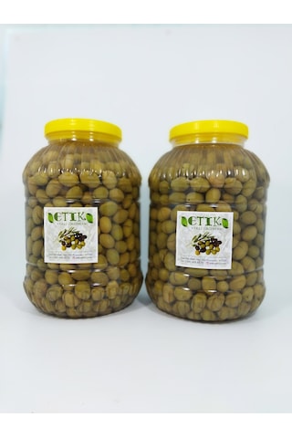 Etik Yerli Ürünler Memecik Cinsi Kırma Tatlanmış Zeytin 2 x 5 KG