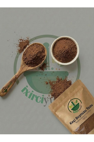 İxirciyusuf Keçiboynuzu Tozu Keçi Boynuzu Tozu Harnup Tozu Carob Powder Doğal 100 G