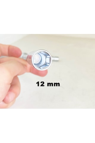 Alfa Tech 12 Mm T Kollu Lokma Somun Sıkma Anahtarı 24 Cm