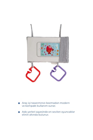 Babyjem Araç Içi Telefon Askılığı Gri Puanlı