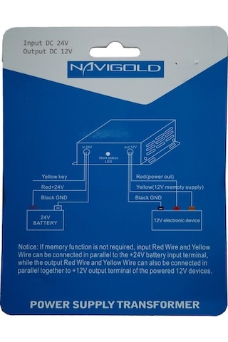 Navigold Oto Konvertör 24v Dc / 12v Dc 30 Amper