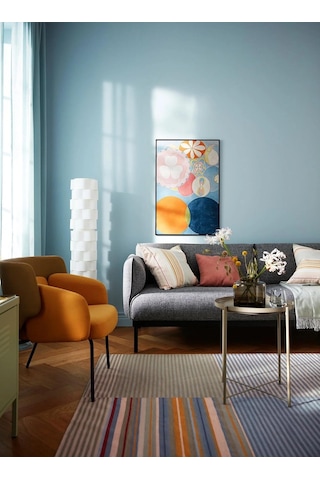 Yer Lambası, Beyaz Renk Meridyendukkan 138 Cm Lagtryck Dalgalı Model Lambader İç Mekan Aydınlatmaları