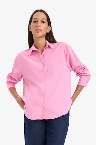 DeFacto Oversize Geniş Kalıp Poplin Uzun Kollu Gömlek E7188AX25SPPN463