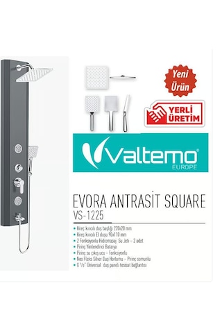 Evora Anthracıte Square Antrasit