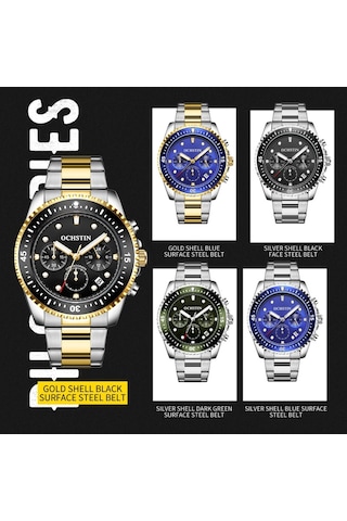 Sones Skmeı 1581 Yaratıcı Moda Erkek Saati Basit Günlük Açık Hava Spor Su Geçirmez İki Pimli Kuvars Saat Gümüş Siyah