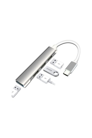 Usb-c 4'lü Çoğaltıcı Usb 3.0 Hub Uyumlu