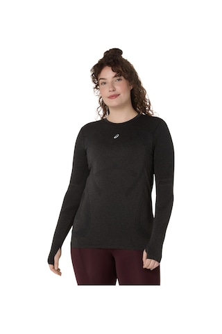 Asics Road Seamless Ls Top Kadın Siyah Uzun Kollu Tshirt 2012d290-001 Siyah