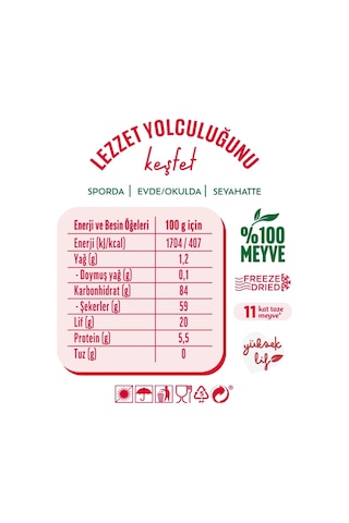 Yayla Enfies Freeze Dried Çilek 15 G X 5 Adet