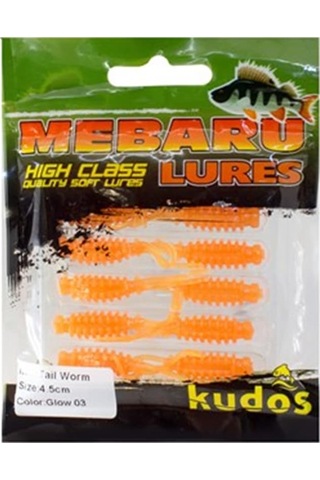 Kudos Tail Worm 4,5Cm Lrf Silikon Yem
