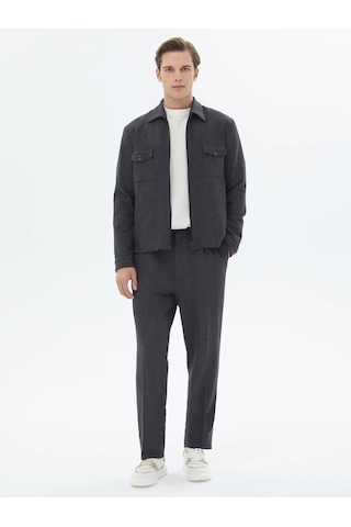 Kip Antrasit Mikro Modern Fit Takım Elbise Çok Renkli